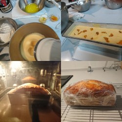 生地作りから焼き上がり、保存するまでの4ショット