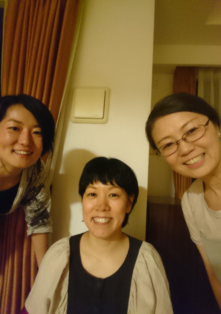 メンバーの3ショット