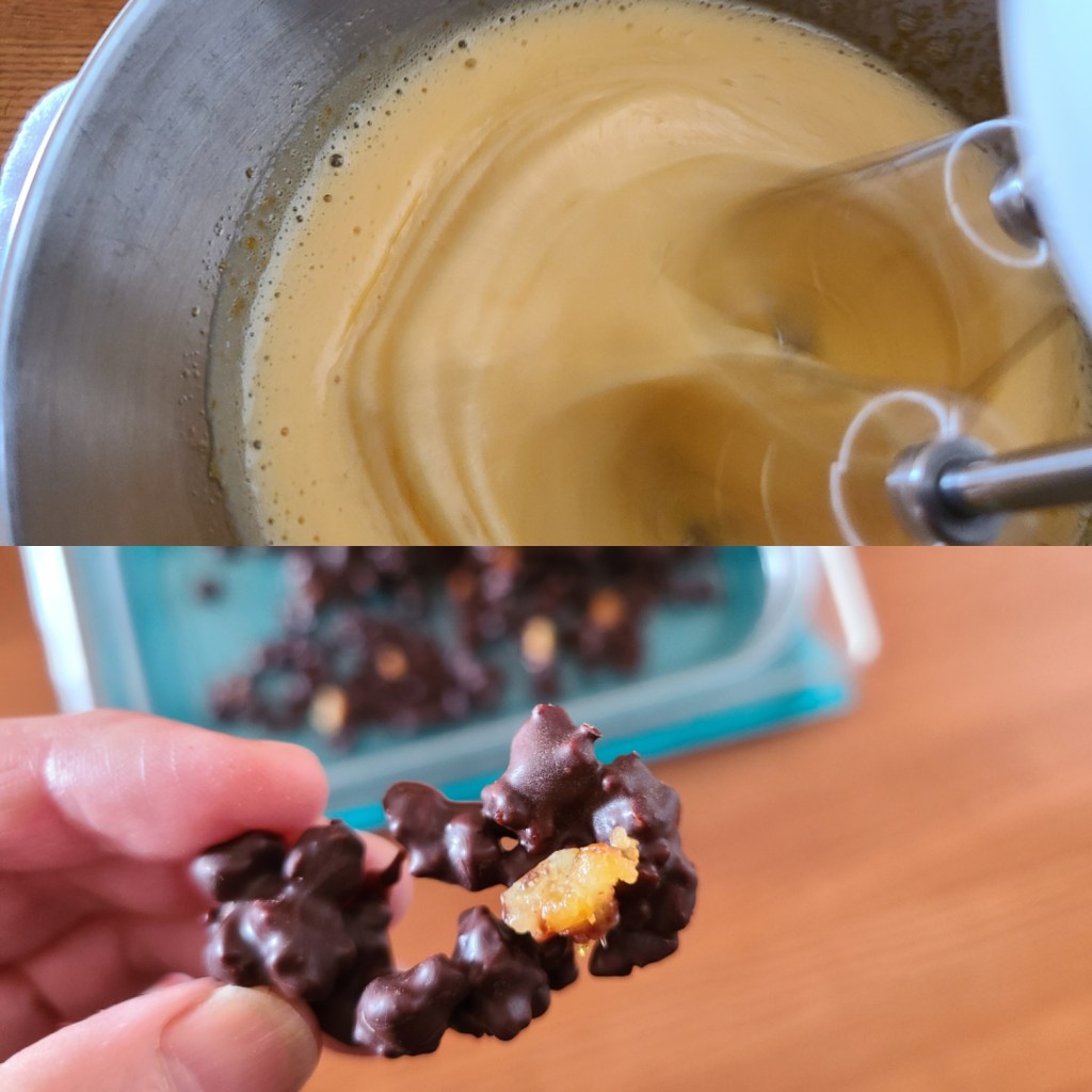 生地作りの過程＆アーモンドショコラ