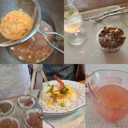 作業風景や盛り付けられたお料理&ケーキ