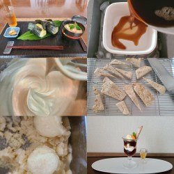作業風景や盛り付けられたお料理&ケーキ