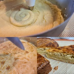 作業風景や焼き上がった菓子のカッディング