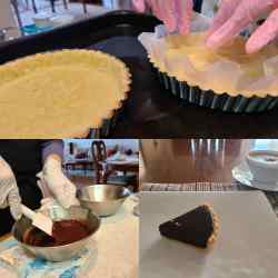 タルト生地やショコラ生地作りの風景&スイーツ