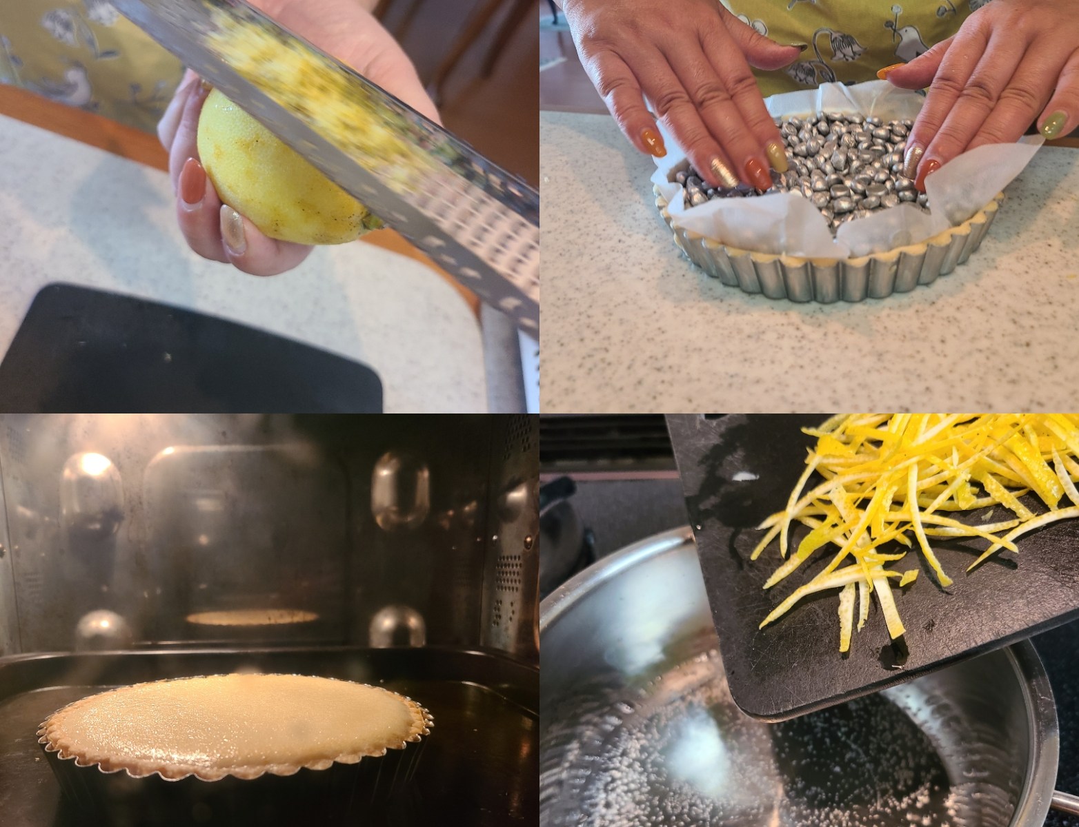 タルトオシトロン作業風景