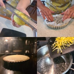 タルトオシトロン作業風景