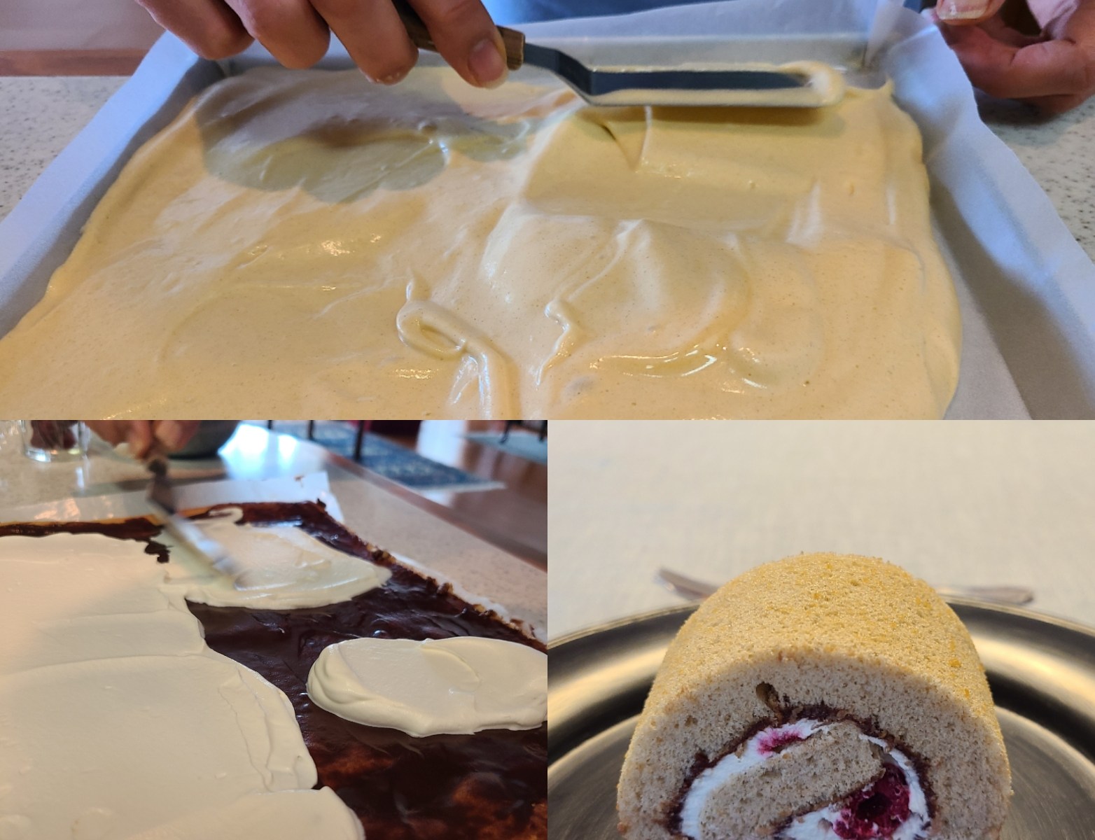 菓子作り作業&完成プレート