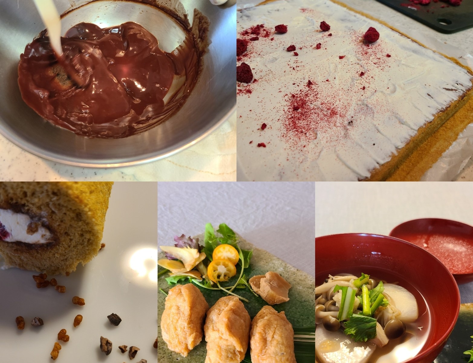 菓子作り作業&盛り付け