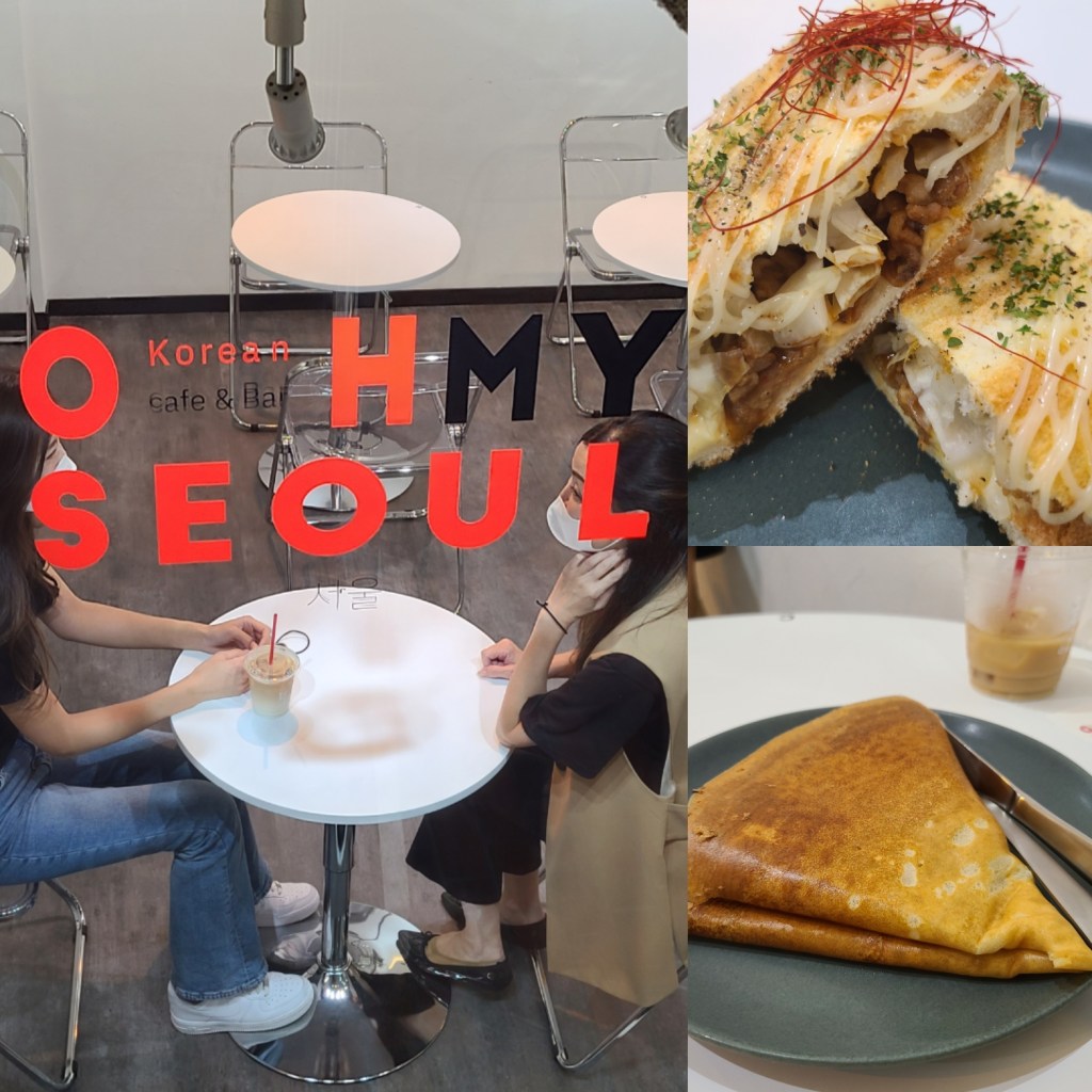 カフェ内の風景とお料理