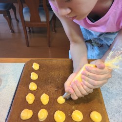 作業風景シュー