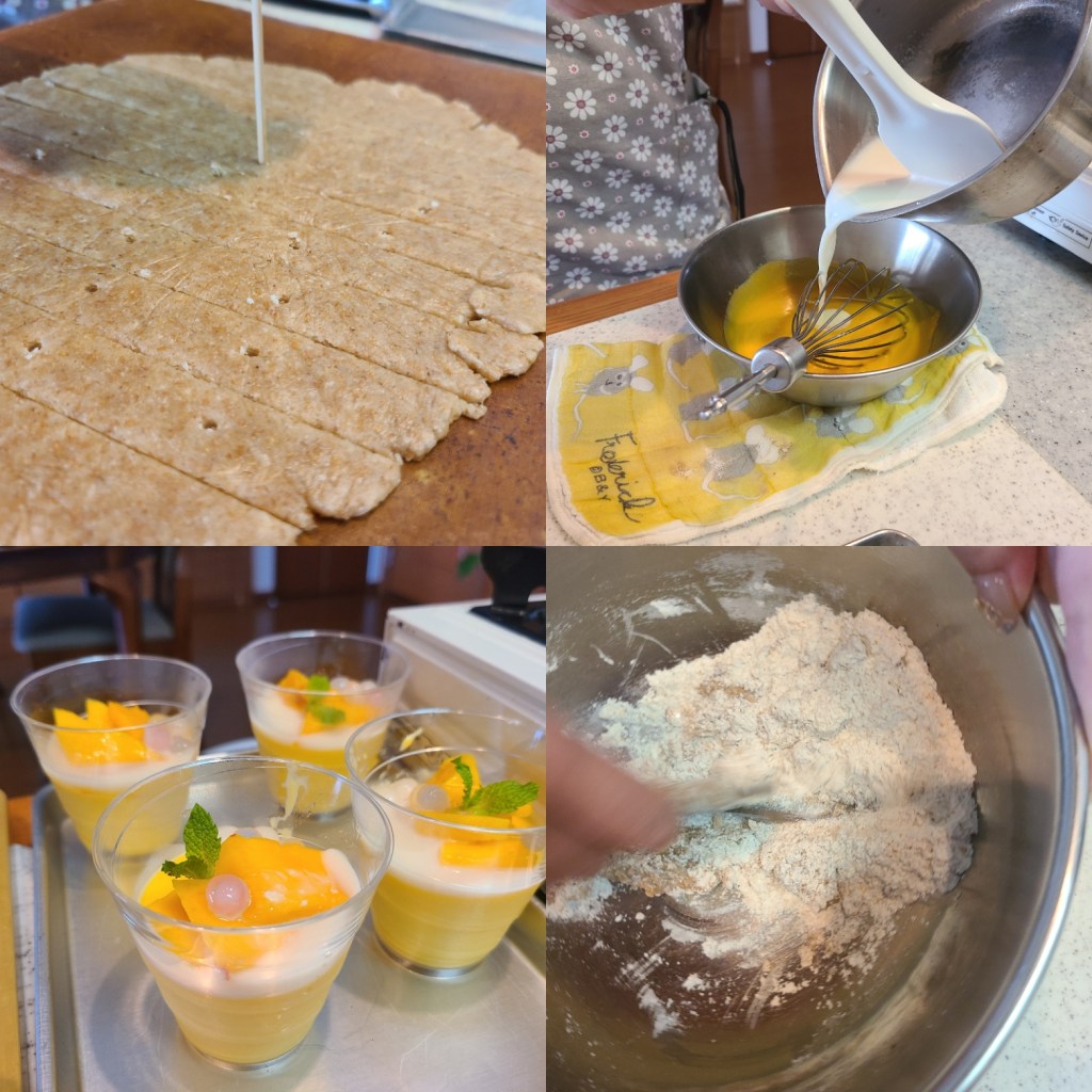 7月セゾン菓子作業風景